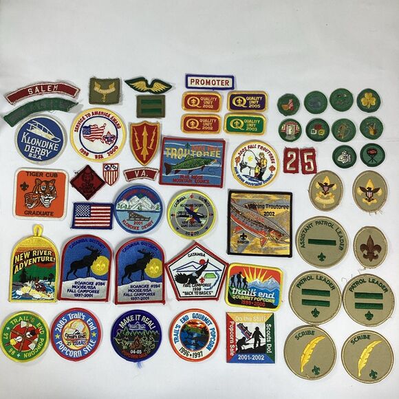 Vtg Boy Scouts America Patch BSA Mix Lot Trails End Troutoree Klondike Catawba - Picture 1 of 9
